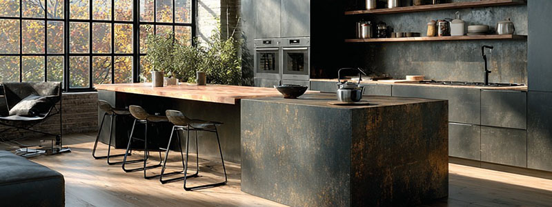 All-Aluminum Kitchen Cabinets