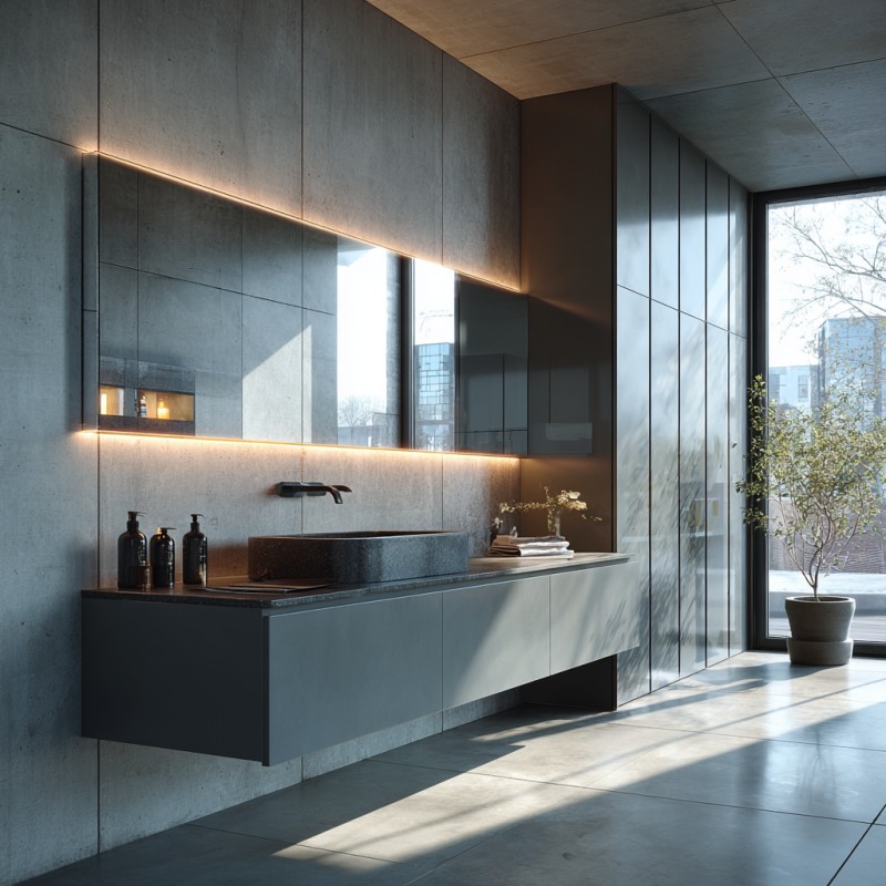 Backlit Smart Mirror Cabinet