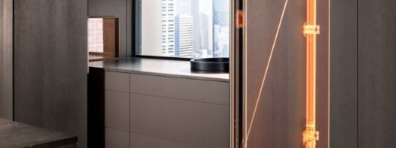 Cabinet-Integrated Hidden Doors